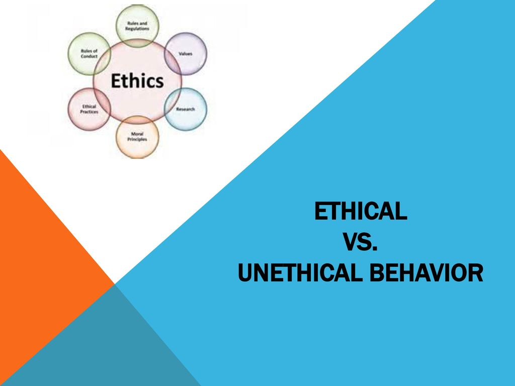 Ethical and Unethical Behavior