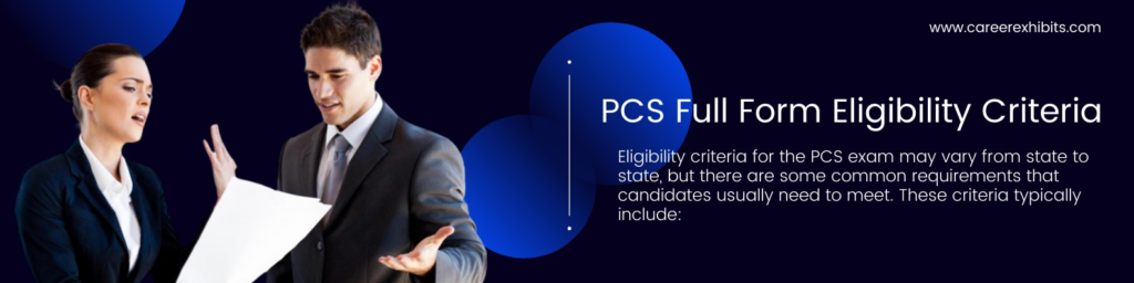 PCS Full Form