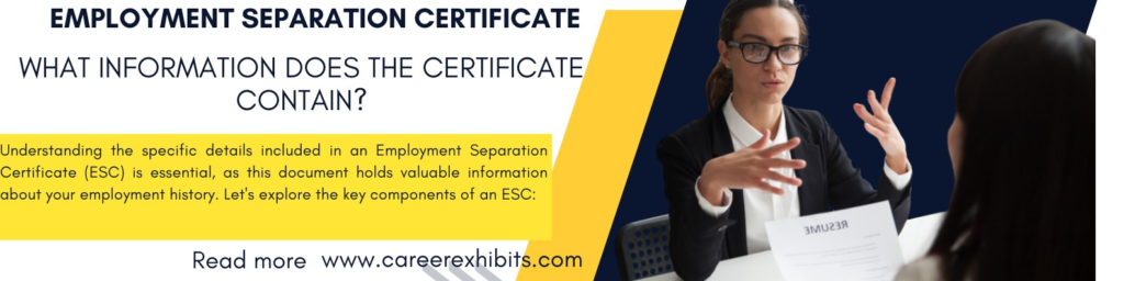 Employment Separation Certificate