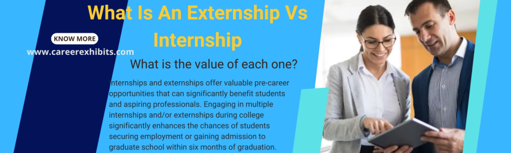 What Is An Externship Vs Internship