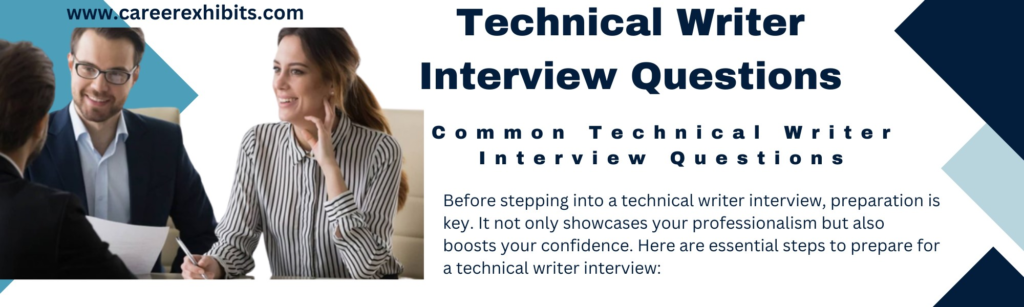 Technical Writer Interview Questions