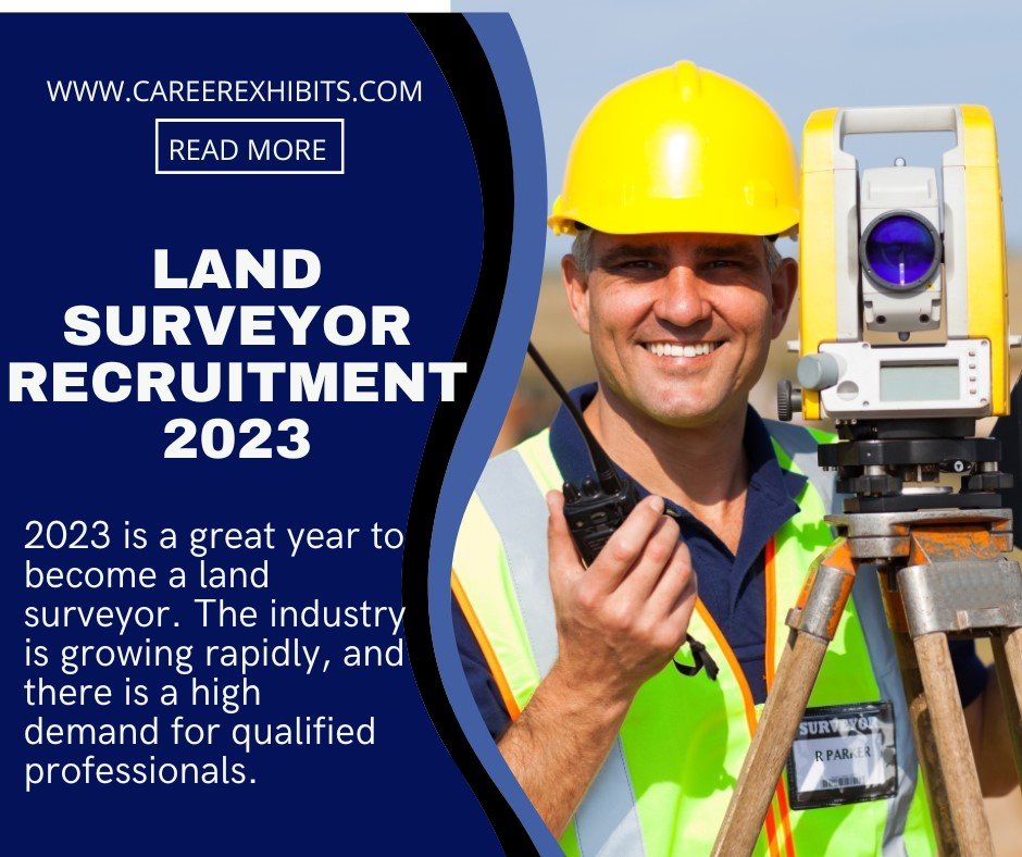 Land surveyor recruitment 2023