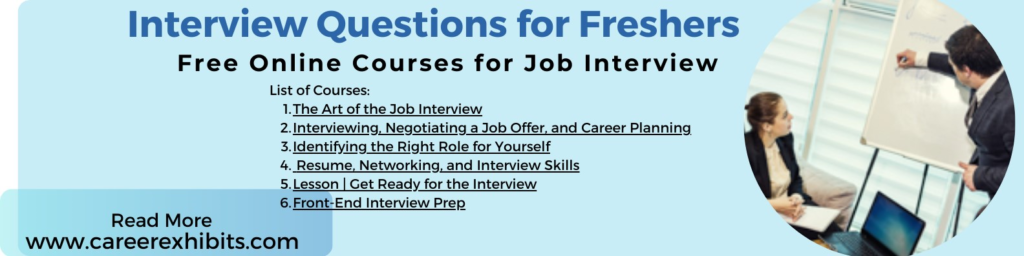 Interview Questions for Freshers