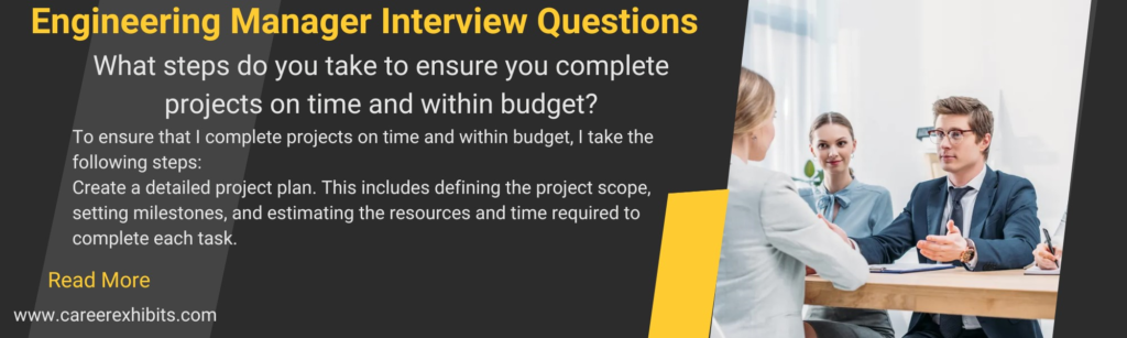 Engineering Manager Interview Questions