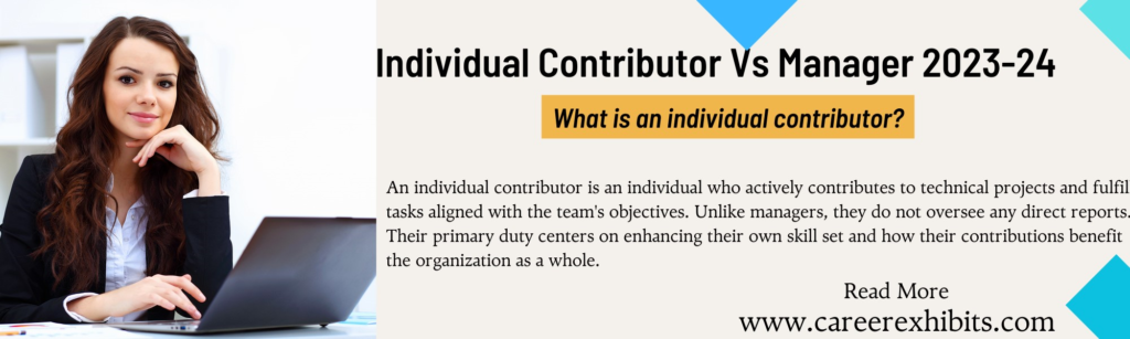 Individual Contributor Vs Manager