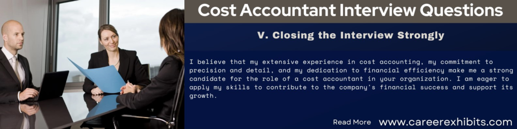Cost Accountant Interview Questions