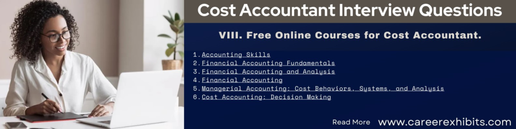 Cost Accountant Interview Questions