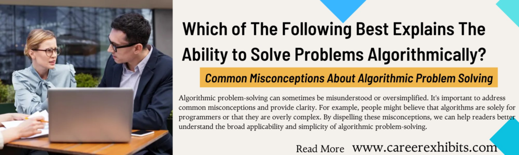 Which of the following best explains the ability to solve problems algorithmically?